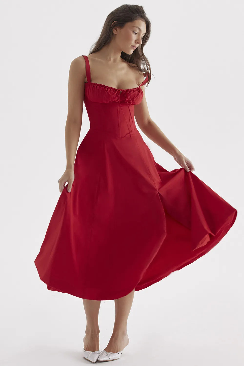 Breeze Kleid blood-red